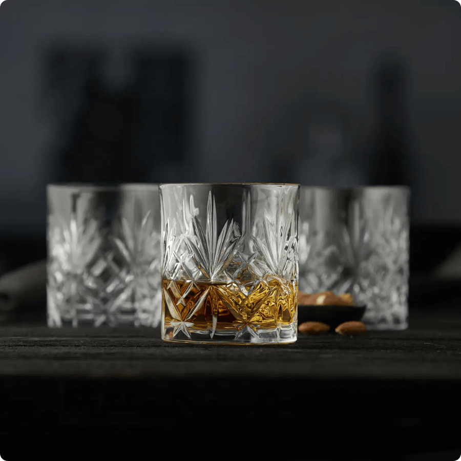 Lyngby Glas Whisky 31 cl 6 stk, Melodia